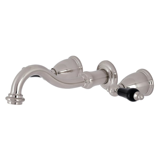 KS3128PKL Duchess Two-Handle Wall Mount Bathroom Faucet, Brushed Nickel